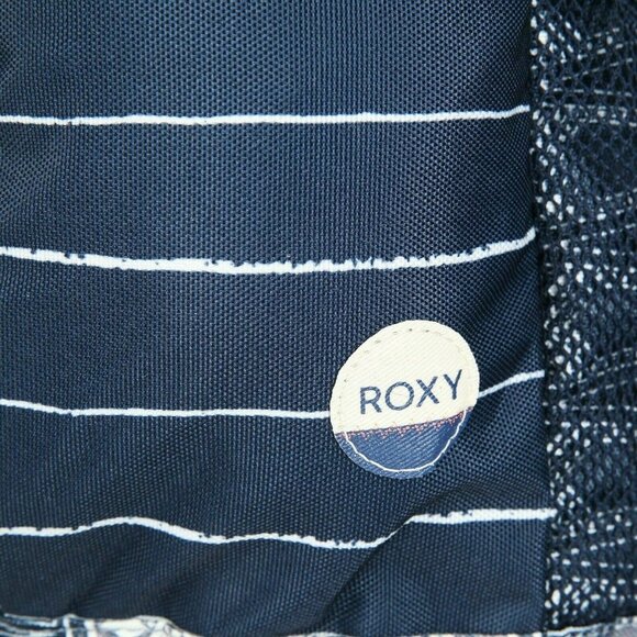 Roxy Take It Slow 22L Navy Blue Backpack NWT Laptop School Travel Medium Size - Picture 2 of 7